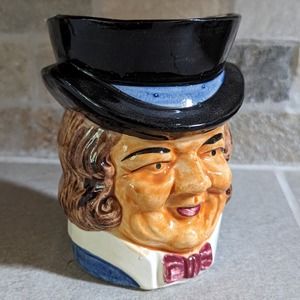 Vintage Toby Mug Occupied Japan Top Hat Bow Tie